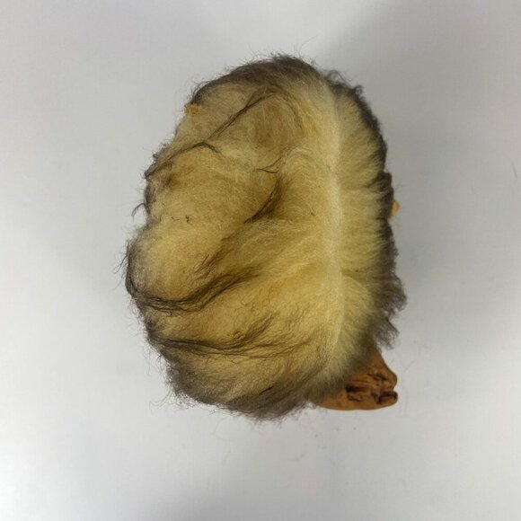 Vintage Wooly Whooos Shearling Owl Figurine By Sandy Finch - Picture 8 of 9